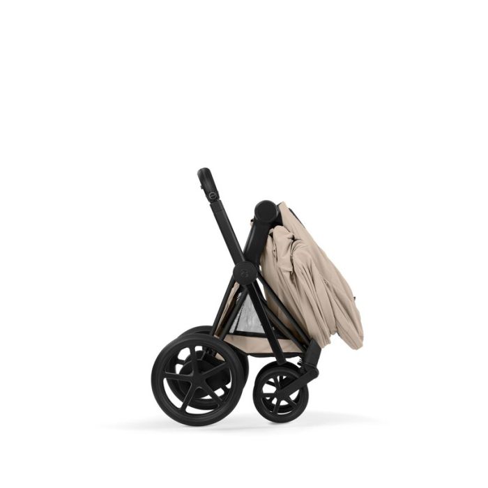 Cybex ePriam, Matt Black/Cozy Beige, Komplett barnevogn, New Generation