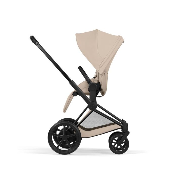 Cybex ePriam, Matt Black/Cozy Beige, Komplett barnevogn, New Generation