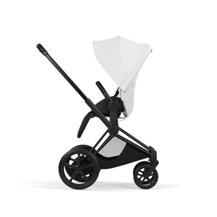 Cybex ePriam, Style Collection, Komplett Barnevogn, New Generation, Matt Black/Off White