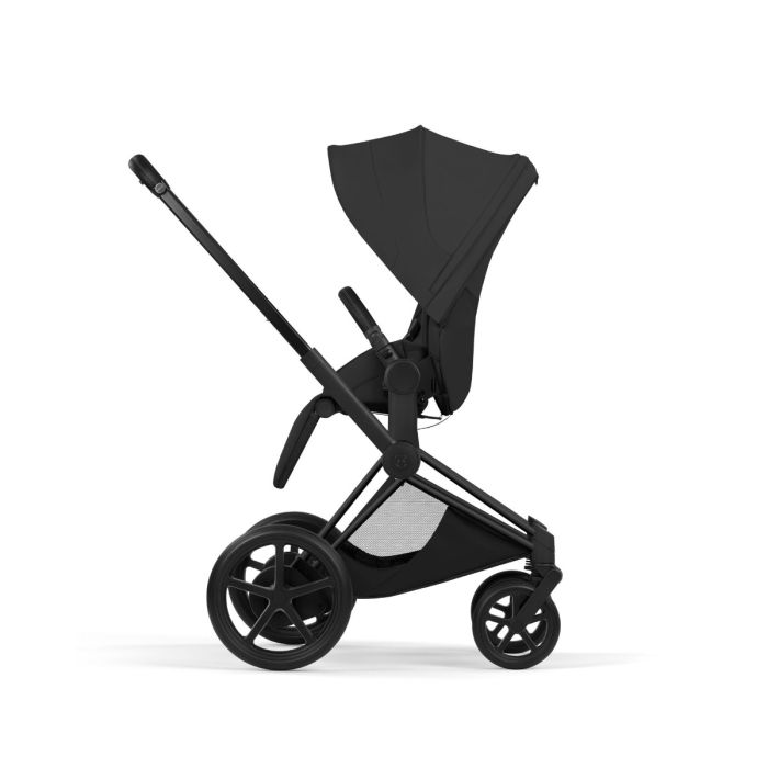 Cybex ePriam, Style Collection, Komplett Barnevogn, New Generation, Matt Black/Sepia Black