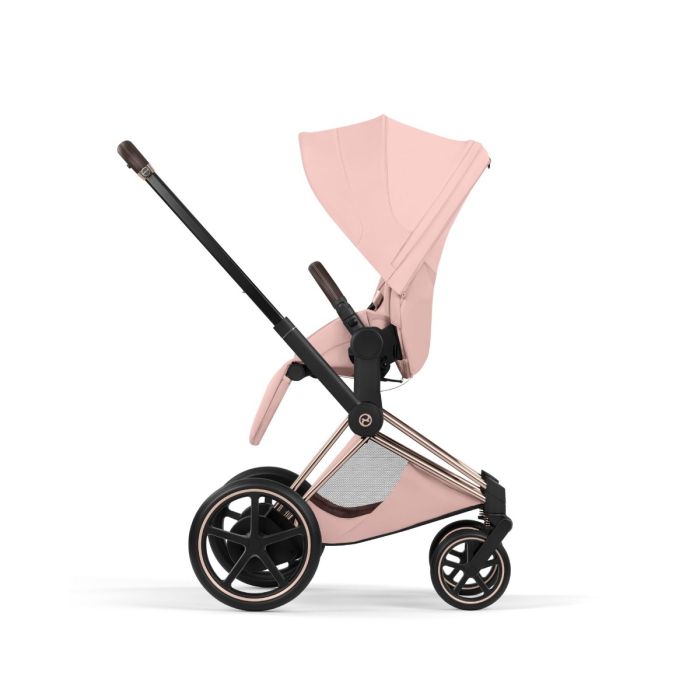 Cybex ePriam, Style Collection, Komplett Barnevogn, New Generation, Rose Gold/Peach Pink
