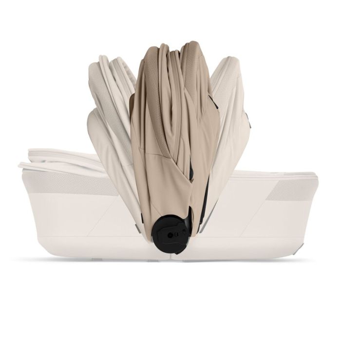 Komplett vogn Cybex Talos S Lux, 2026, Almond Beige Ink. Liggedel