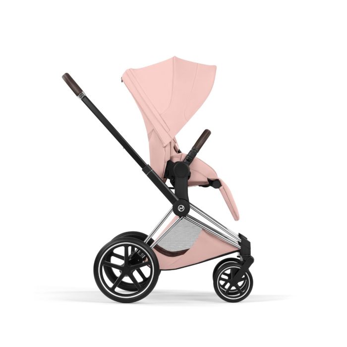 Cybex Priam, Style Collection, Komplett Barnevogn, New Generation, Chrome/Peach Pink