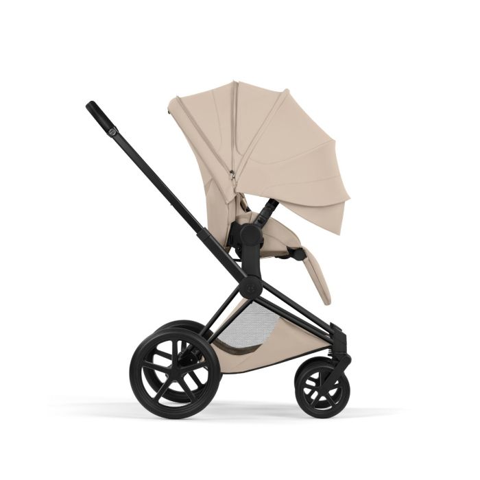 Cybex Priam, Style Collection, Komplett Barnevogn, New Generation, Matt Black/Cozy Beige
