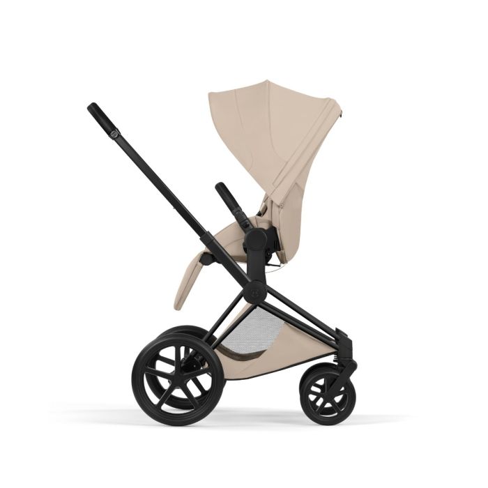 Cybex Priam, Style Collection, Komplett Barnevogn, New Generation, Matt Black/Cozy Beige