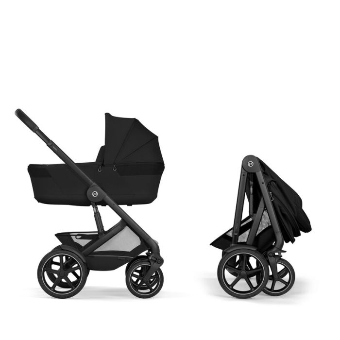 Komplett vogn Cybex Talos S Lux, 2026, Moon Black Ink. Liggedel
