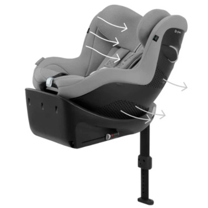 Bilstol, Cybex, Sirona G i-Size Plus, Stone Grey