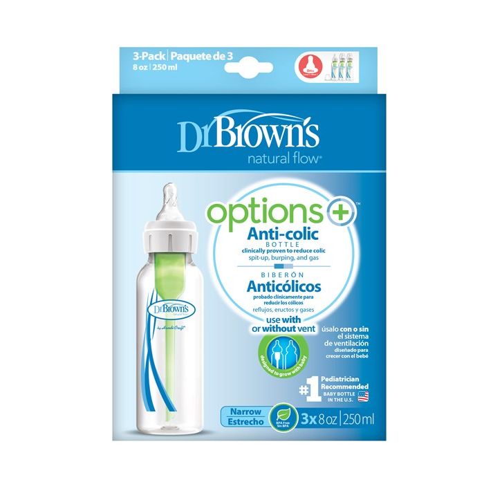 Drikkeflaske, Dr.Brown - Standard, 250 ml, 3pk