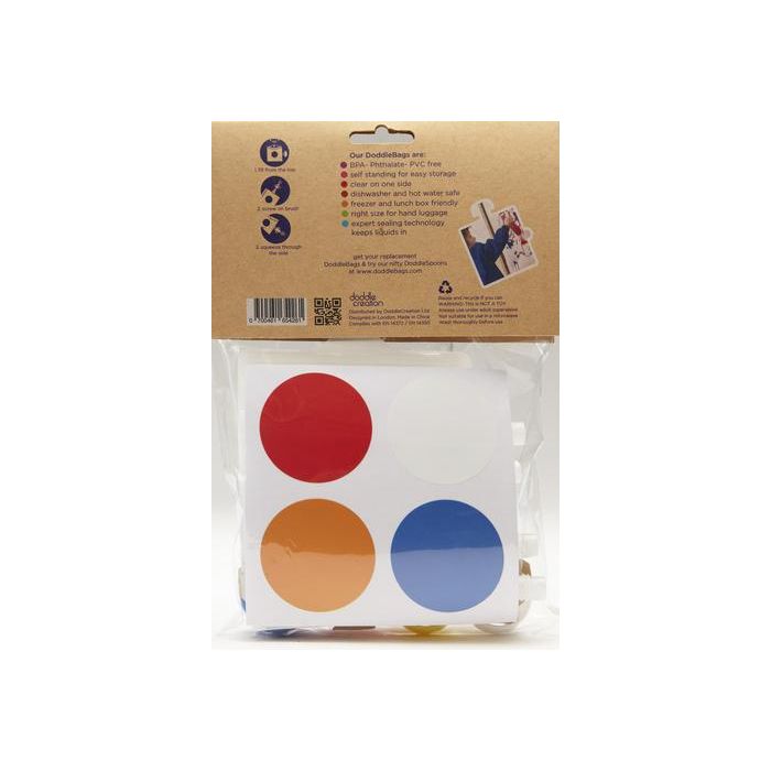 Doddlebrush, Penseler og poser, Doddlebags, 4 pk