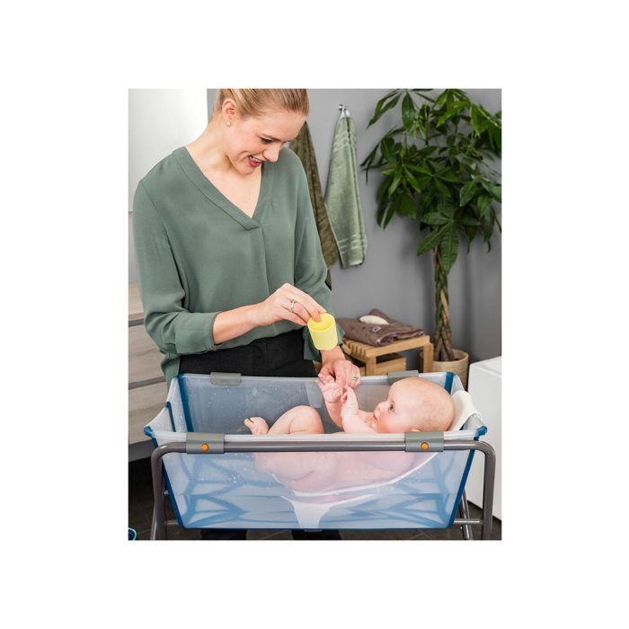 Stokke® Flexi Bath inkl. newborn support, Transparent Green