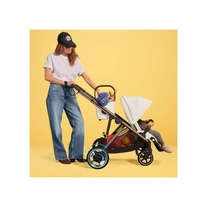Cybex eGazelle S, BLK, Moon Black, Komplett barnevogn