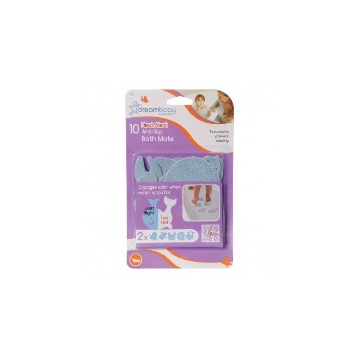 Anti-skli badematte, Heat Alert, Dreambaby, 10 pk