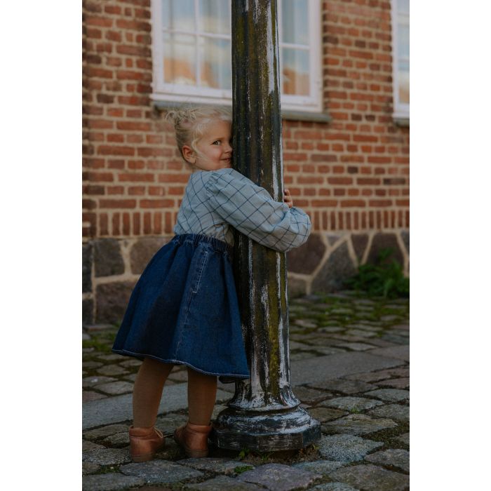 Skjørt, Fliink, Don, Dark Denim Blue