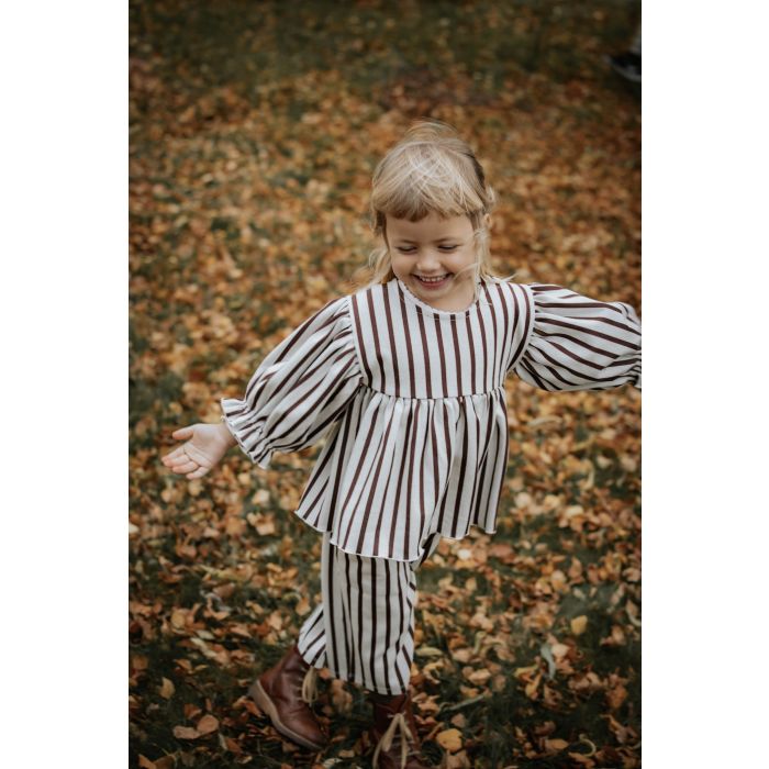 Bluse, Fliink, Elly, Sandshell Stripe