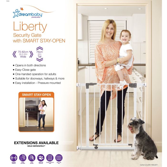 Dreambaby Liberty sikkerhetsgrind pressmontert