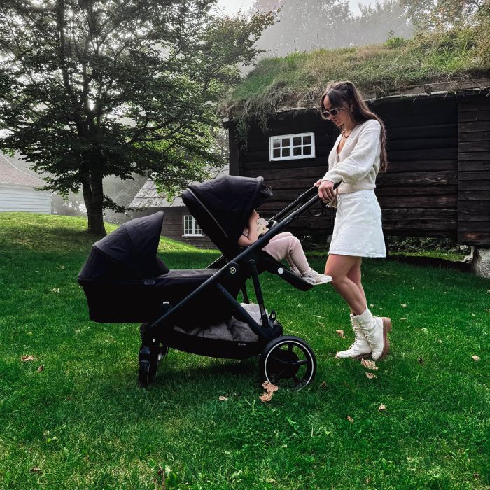 Cybex eGazelle S, Moss Green Khaki, 2 x sittedeler, Komplett barnevogn