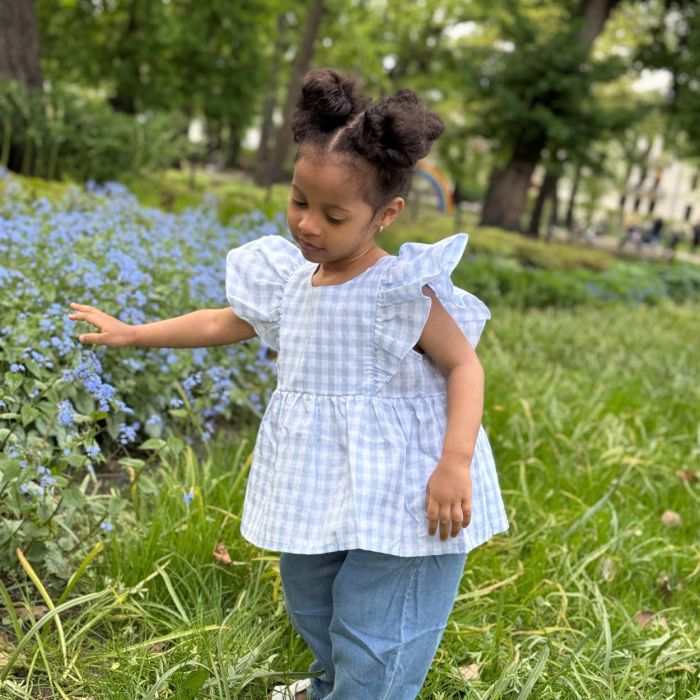 Bluse, Fliink, Pari Top, Dream Blue