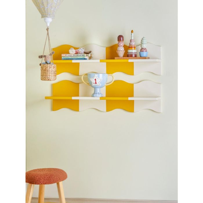 Bloomingville MINI Bubbi Hylle, Gul, MDF