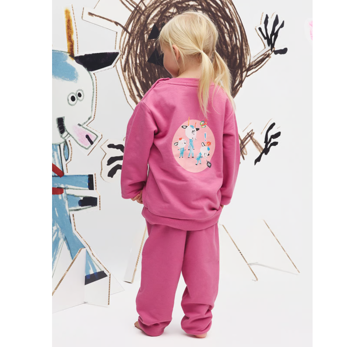 Gullkorn Design Bukkene Joggedress, Rosa
