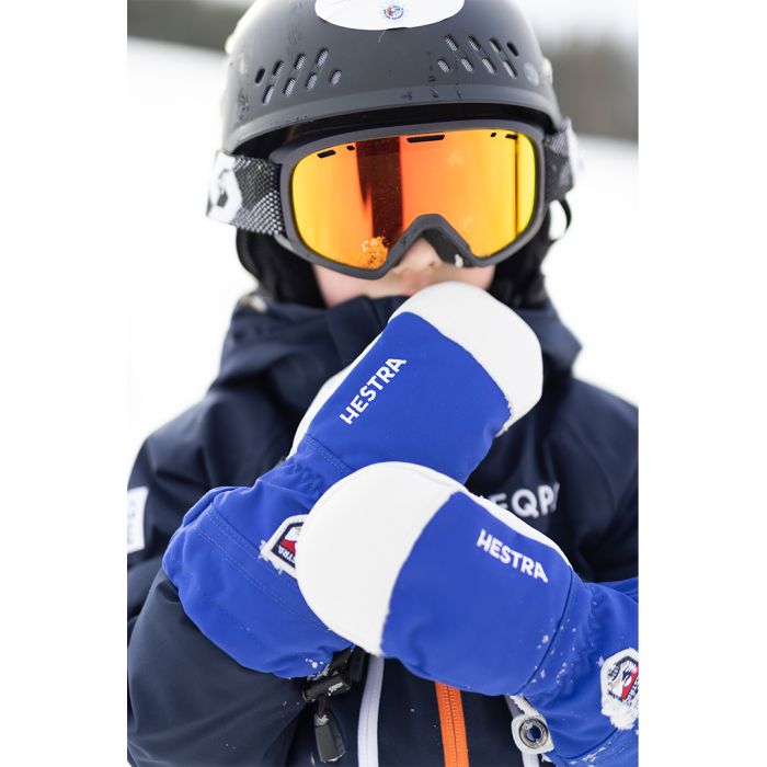 Votter, Hestra, Army Leather Heli Ski Jr, Sort