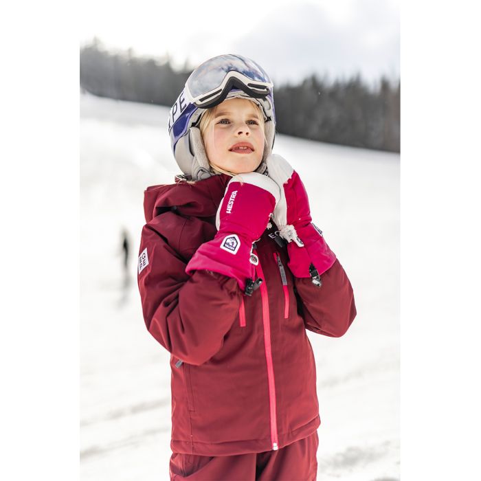 Votter, Hestra, Army Leather Heli Ski Jr, Sort