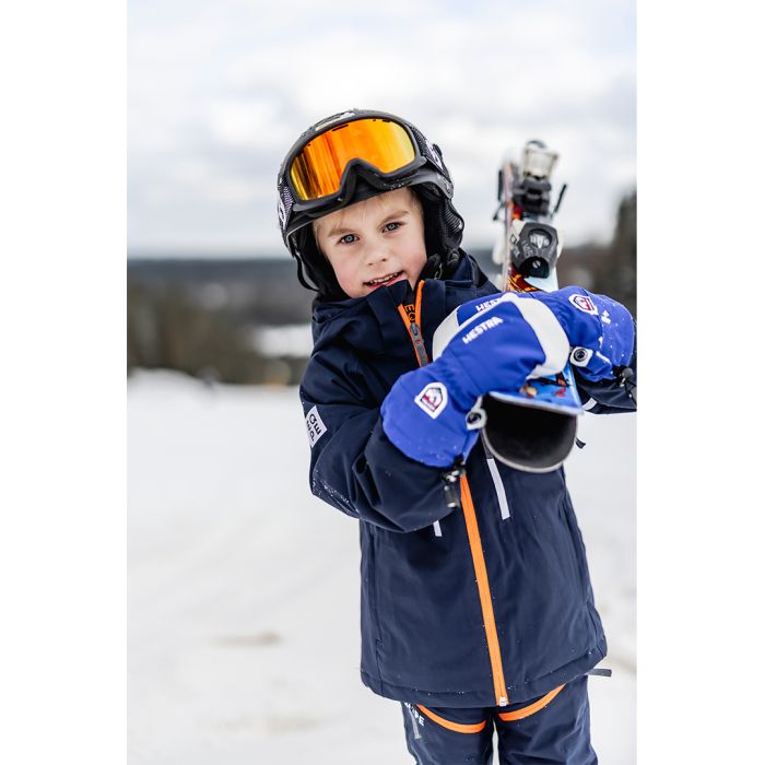 Votter, Hestra, Army Leather Heli Ski Jr, Sort