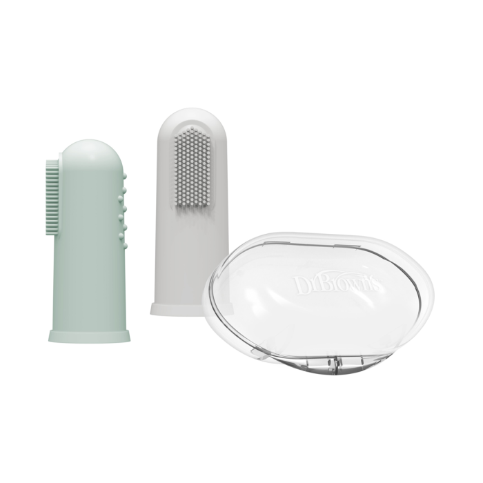 Dr.Brown Fingertannbørste Silikon, 2pk