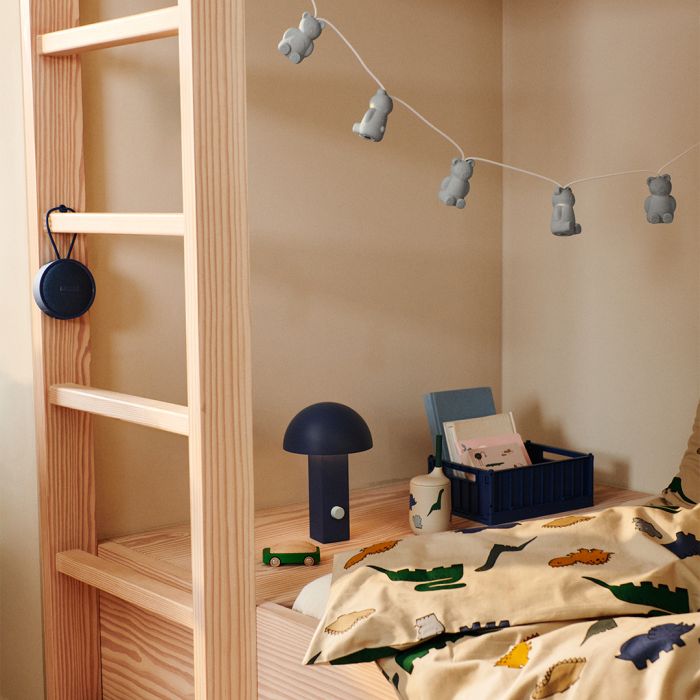 Bærbar Lampe, Liewood, Hyppolite, Indigo blue 