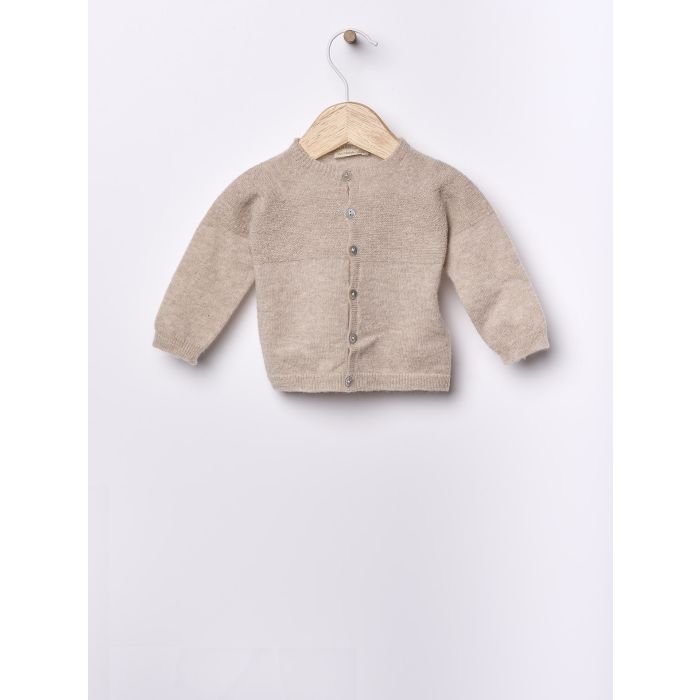 Wedoble Cardigan, Merinoull/Kasjmir, Beige