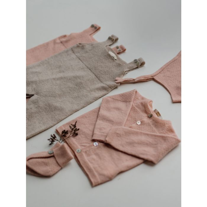 Wedoble Cardigan, Merinoull/Kasjmir, Rosa