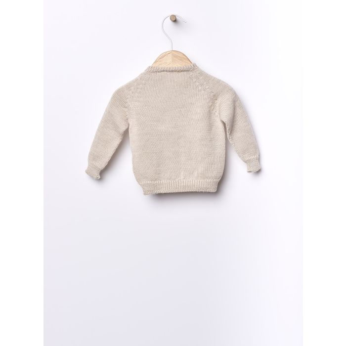 Wedoble Cardigan, Merinoull, Beige