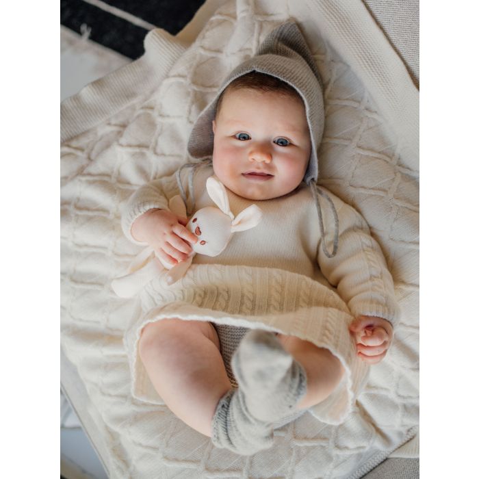 Wedoble Kjole, Merinoull, Hvit