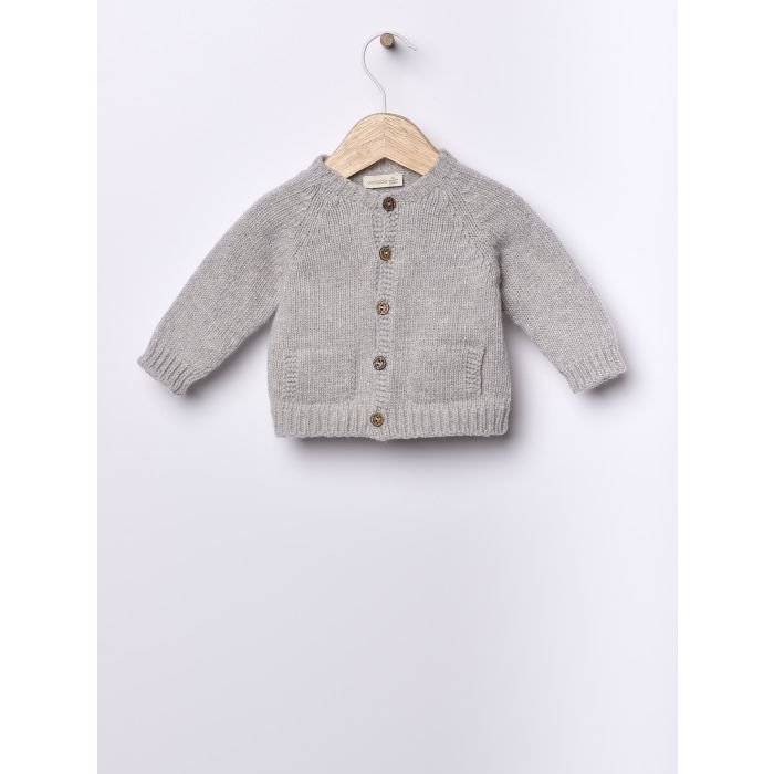 Wedoble Cardigan, Merinoull, Grå