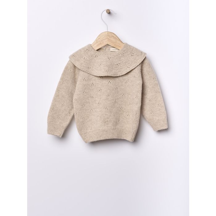 Wedoble Genser, Merinoull, Beige