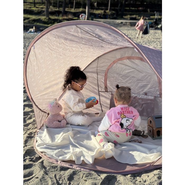Pop-Up UV Telt, Sandy, XL, Palm Trees Pink, UV50+