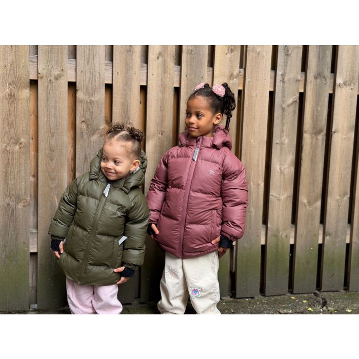 Bobleregnjakke, Milla&Max, Rose Brown