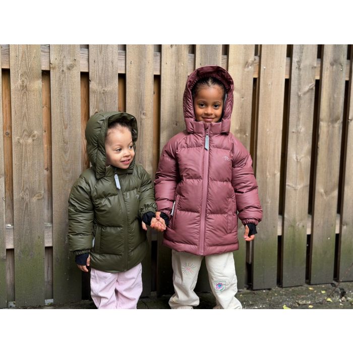 Bobleregnjakke, Milla&Max, Rose Brown