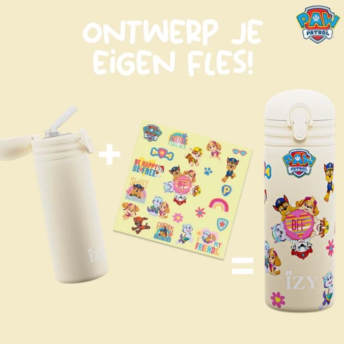 Drikkeflaske, IZY Kids, Paw Patrol, Friends Furever, 350 ml