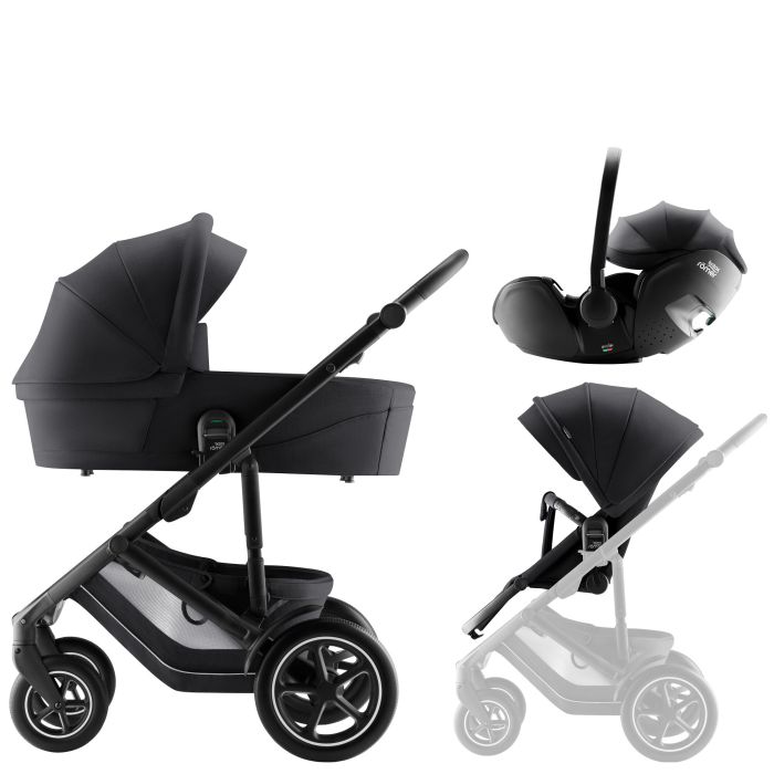 Britax Smile 5z, Carbon Black, 3in1, + Baby-Safe Pro