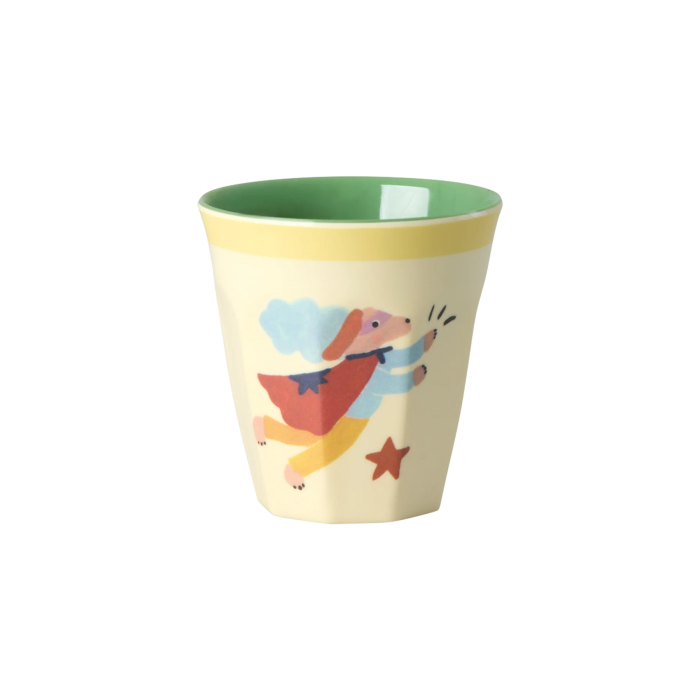 Barnekopper i grønt Hero print 160 ml, 6pk, Rice