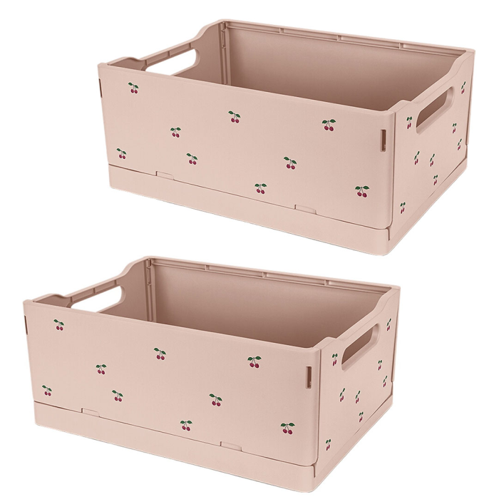 Sammenleggbare Bokser 2pk, Konges Sløjd, Cherry Blossom