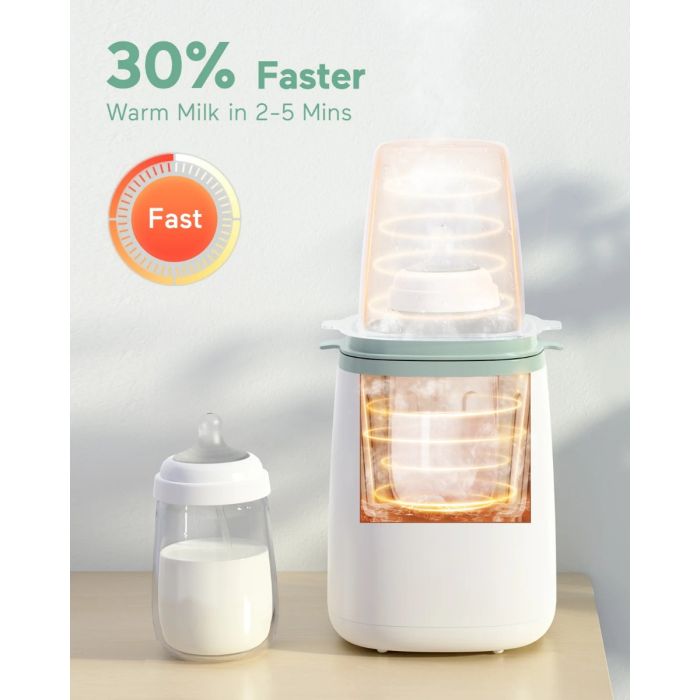 Momcozy 6-in-1, Hurtig Flaskevarmer