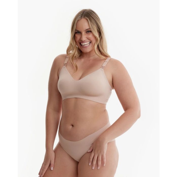 Momcozy YN21, Hands-Free, Amme-BH, Natural, Size XL