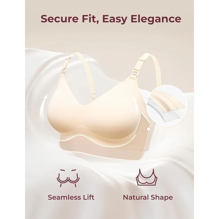 Momcozy YN21, Hands-Free, Amme-BH, Natural, Size XL