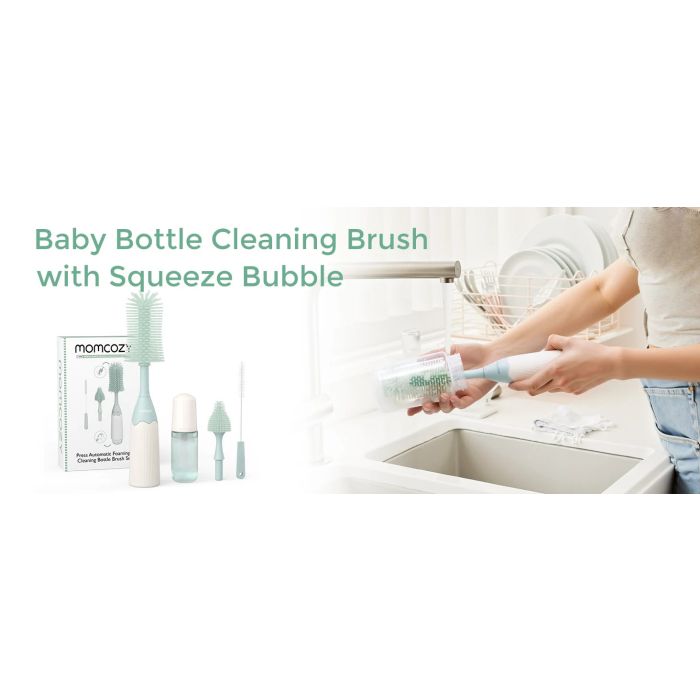 Momcozy, Push-Press, Cleaning Set, Grønn