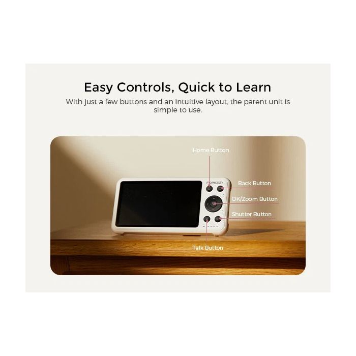 Momcozy, BM04, Babycall, Smart WiFi Video