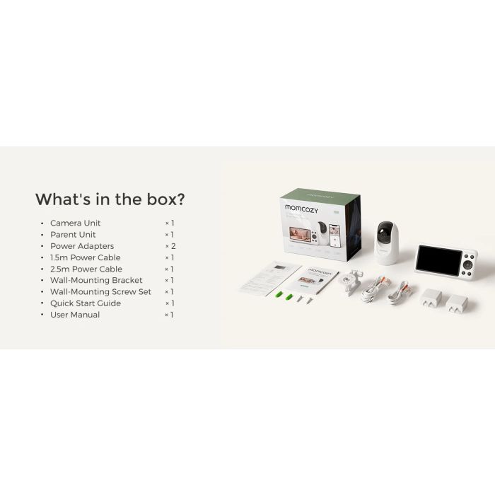Momcozy, BM04, Babycall, Smart WiFi Video