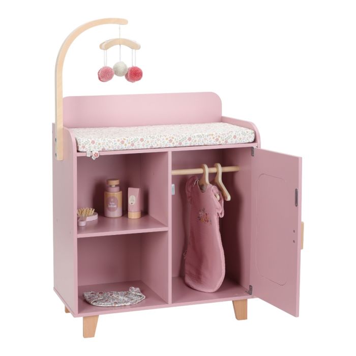 Dukke Stellebord, Little Dutch, Pink
