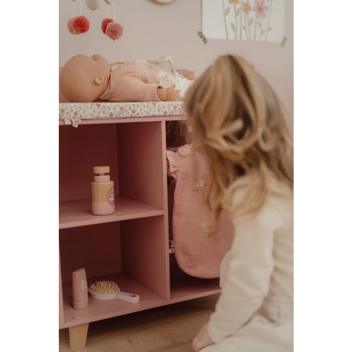 Dukke Stellebord, Little Dutch, Pink