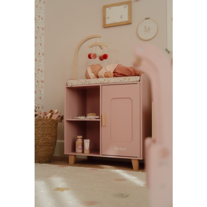 Dukke Stellebord, Little Dutch, Pink